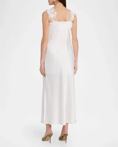 Generation Love Lala Satin Lace Slip Dress | Thumbnail 3
