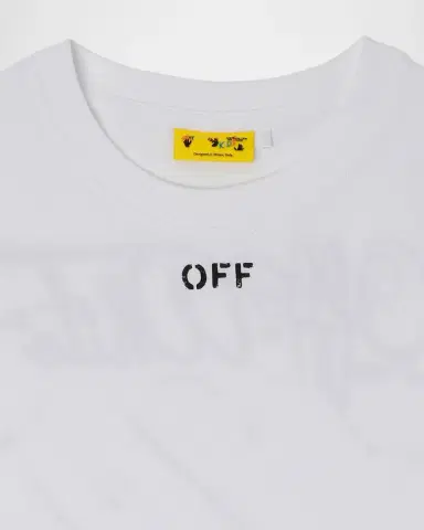 Off-White Girl's Diag Watercolor T-Shirt, Size | Thumbnail 3 Off-White Girl's Diag Watercolor T-Shirt, Size | Thumbnail 3