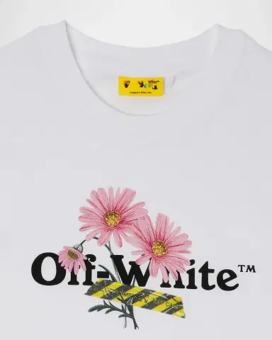 Off-White Girl's Daisy Logo Boxy Tee, Size | Thumbnail 3