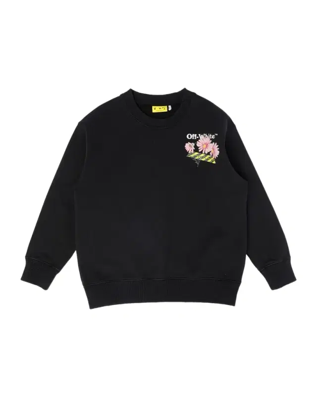 Girl 's Daisy Tape Crewneck Sweatshirt, Size