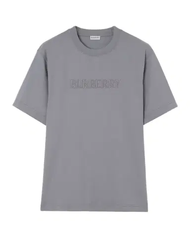 Burberry Men 's Ryan Tonal Embroidered Logo Crewneck T-Shirt | Thumbnail 1