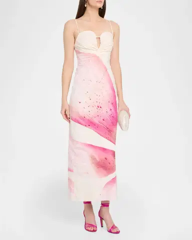 Significant Other Quentin Floral Maxi Dress | Thumbnail 4