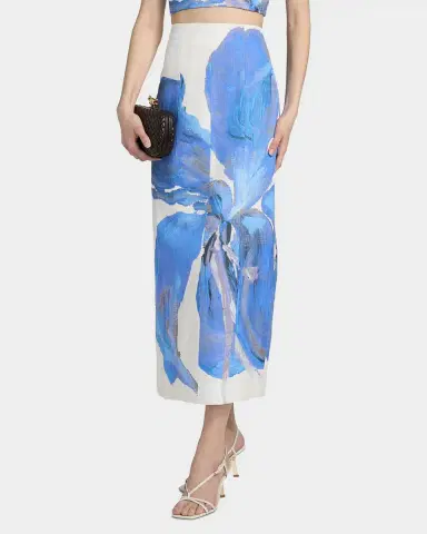 Significant Other Rumi Floral Midi-Skirt | Thumbnail 6 Significant Other Rumi Floral Midi-Skirt | Thumbnail 6