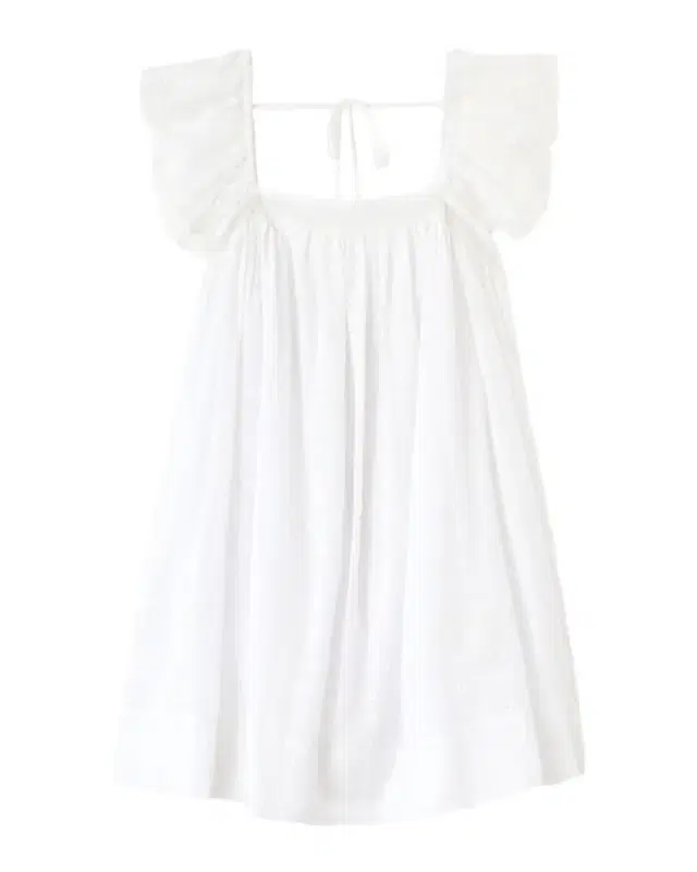 Broderie Anglaise Mini Dress