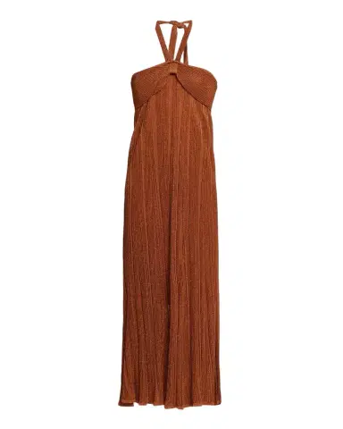 Zimmermann Indra Metallic Halter Dress | Thumbnail 1 Zimmermann Indra Metallic Halter Dress | Thumbnail 1
