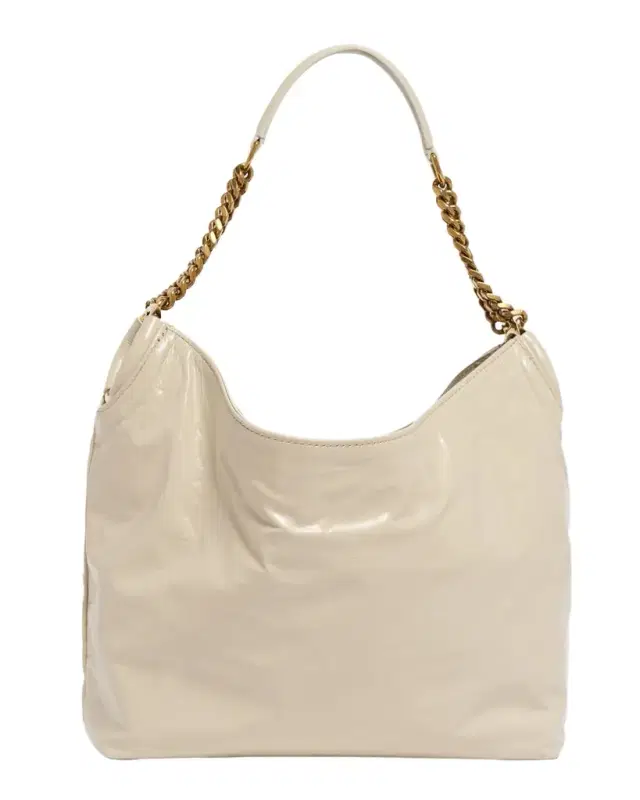 Saint Laurent Hortense YSL Ring Leather Hobo Bag