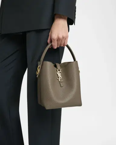 Saint Laurent Le 37 YSL Leather Bucket Bag | Thumbnail 6