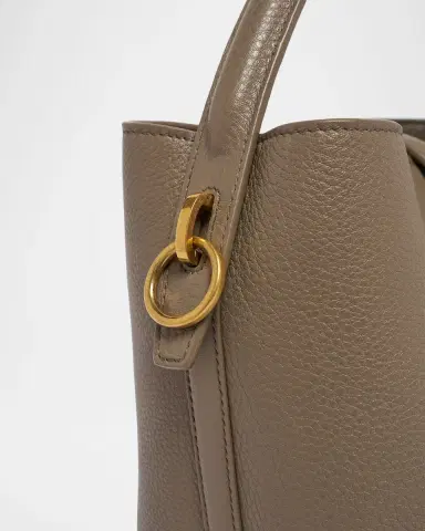 Saint Laurent Le 37 YSL Leather Bucket Bag | Thumbnail 10
