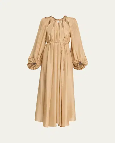 Zimmermann Mahon Silk Chain Maxi Dress | Thumbnail 4