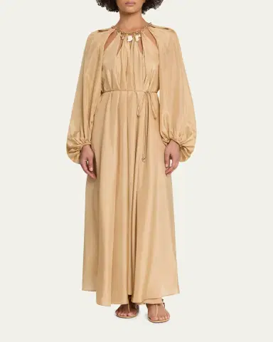 Zimmermann Mahon Silk Chain Maxi Dress | Thumbnail 5