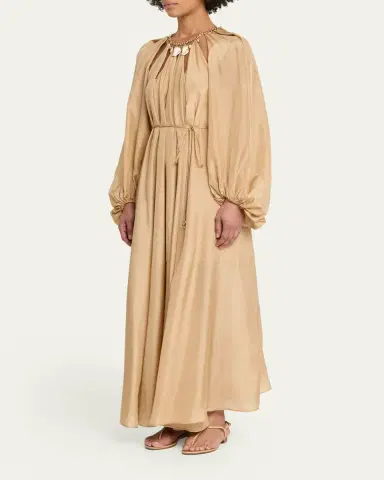 Zimmermann Mahon Silk Chain Maxi Dress | Thumbnail 7