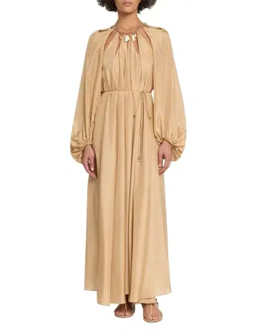 Zimmermann Mahon Silk Chain Maxi Dress | Thumbnail 1