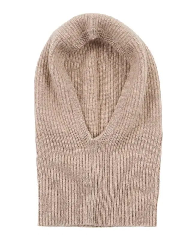 Rudi Ribbed Cashmere Balaclava