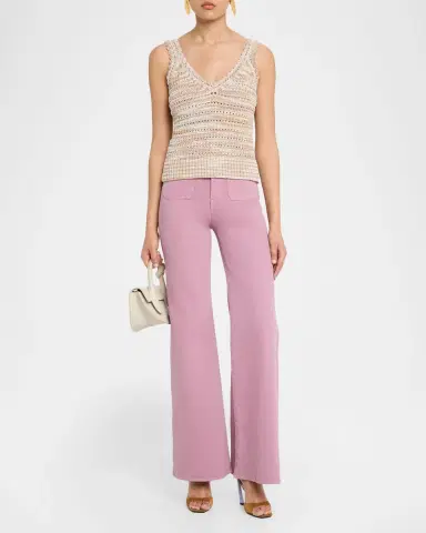 Veronica Beard Joplin High-Rise Flare Jeans | Thumbnail 2