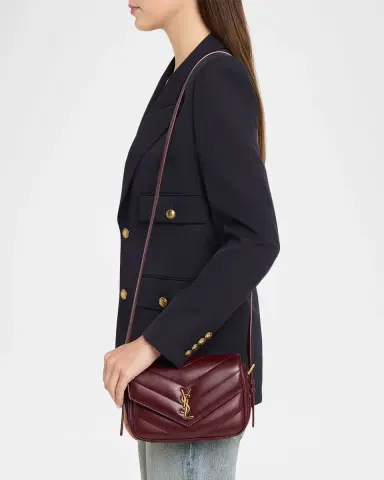 Saint Laurent Toy Loulou YSL Quilted Leather Crossbody Bag | Thumbnail 6 Saint Laurent Toy Loulou YSL Quilted Leather Crossbody Bag | Thumbnail 6