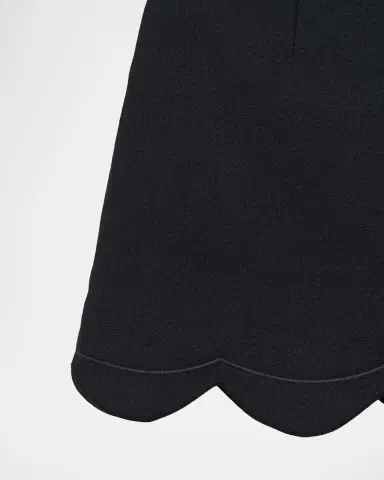 Marc Jacobs Scalloped Daisy Wool Mini Skirt | Thumbnail 5