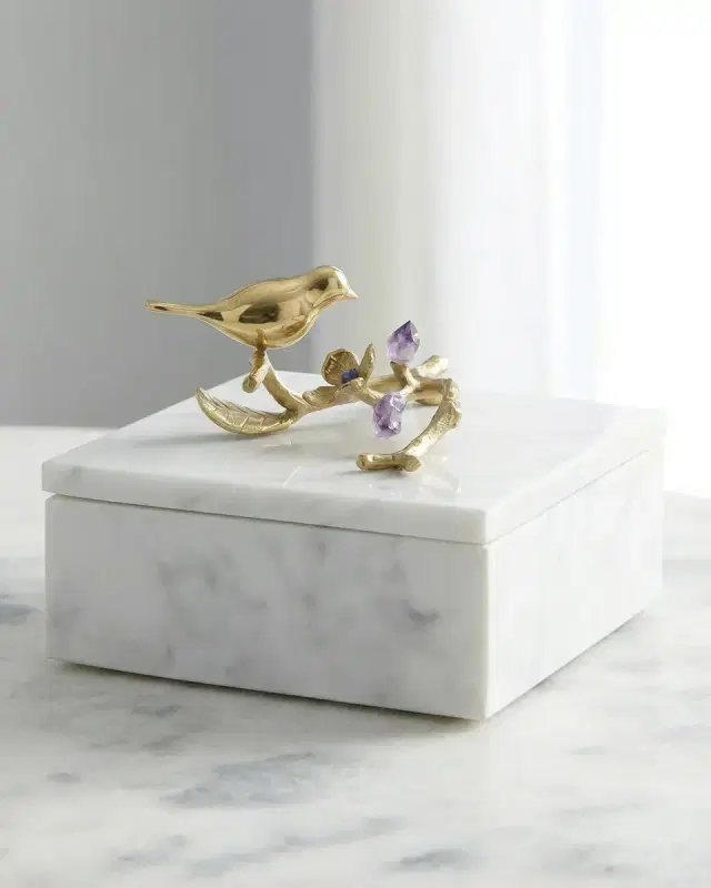 John-Richard Collection Stone Meadow Box, Small