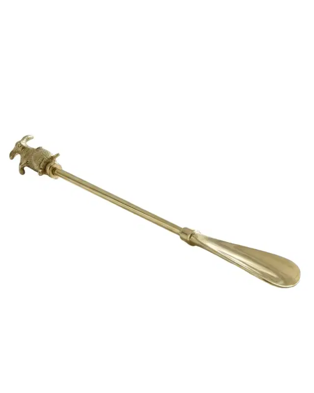 John-Richard Collection Brass Shoehorn