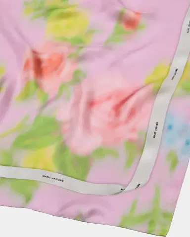 Marc Jacobs Blurred Floral Silk Scarf | Thumbnail 4 Marc Jacobs Blurred Floral Silk Scarf | Thumbnail 4