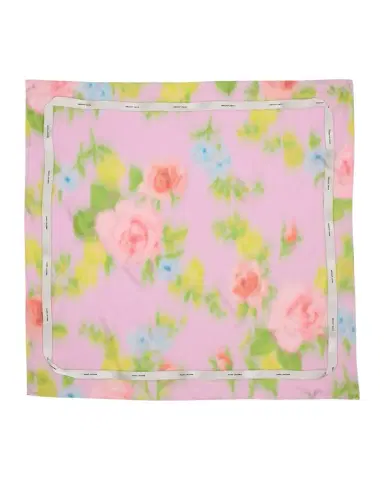 Marc Jacobs Blurred Floral Silk Scarf | Thumbnail 1 Marc Jacobs Blurred Floral Silk Scarf | Thumbnail 1