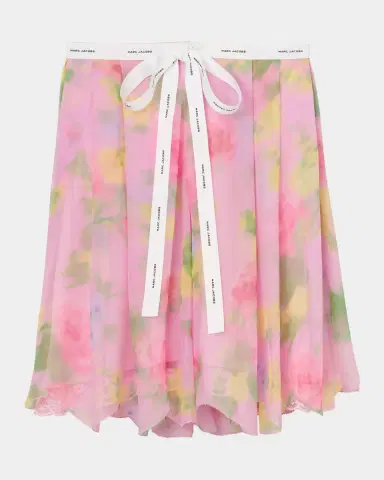 Marc Jacobs Blurred Floral Chiffon Skirt | Thumbnail 7 Marc Jacobs Blurred Floral Chiffon Skirt | Thumbnail 7