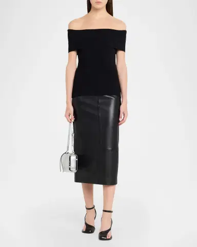 Marc Jacobs Scene Small Metallic Leather Shoulder Bag | Thumbnail 5 Marc Jacobs Scene Small Metallic Leather Shoulder Bag | Thumbnail 5