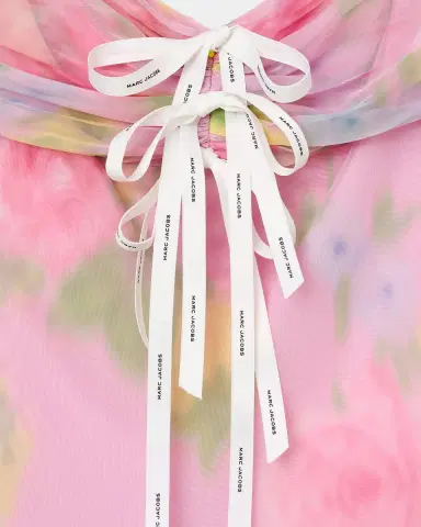Marc Jacobs Blurred Floral Bow Top | Thumbnail 4