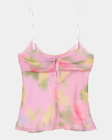 Marc Jacobs Blurred Floral Bow Top | Thumbnail 7