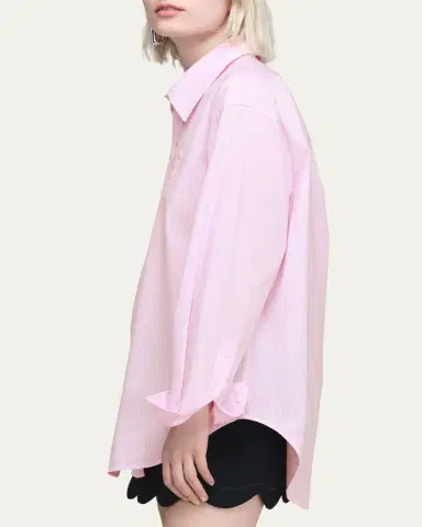 Marc Jacobs Pop J Marc Striped Poplin Shirt | Thumbnail 4 Marc Jacobs Pop J Marc Striped Poplin Shirt | Thumbnail 4