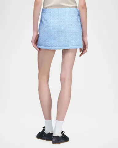 Marc Jacobs Pop J Marc Metallic Tweed Mini Skirt | Thumbnail 3