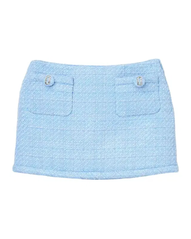 Pop J Marc Metallic Tweed Mini Skirt