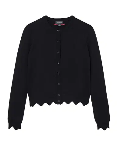 Marc Jacobs Scalloped Daisy Crewneck Cardigan | Thumbnail 1 Marc Jacobs Scalloped Daisy Crewneck Cardigan | Thumbnail 1