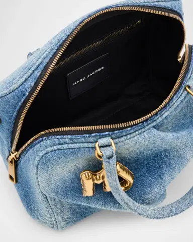 Marc Jacobs The Denim Small Wave Top-Handle Bag | Thumbnail 4 Marc Jacobs The Denim Small Wave Top-Handle Bag | Thumbnail 4