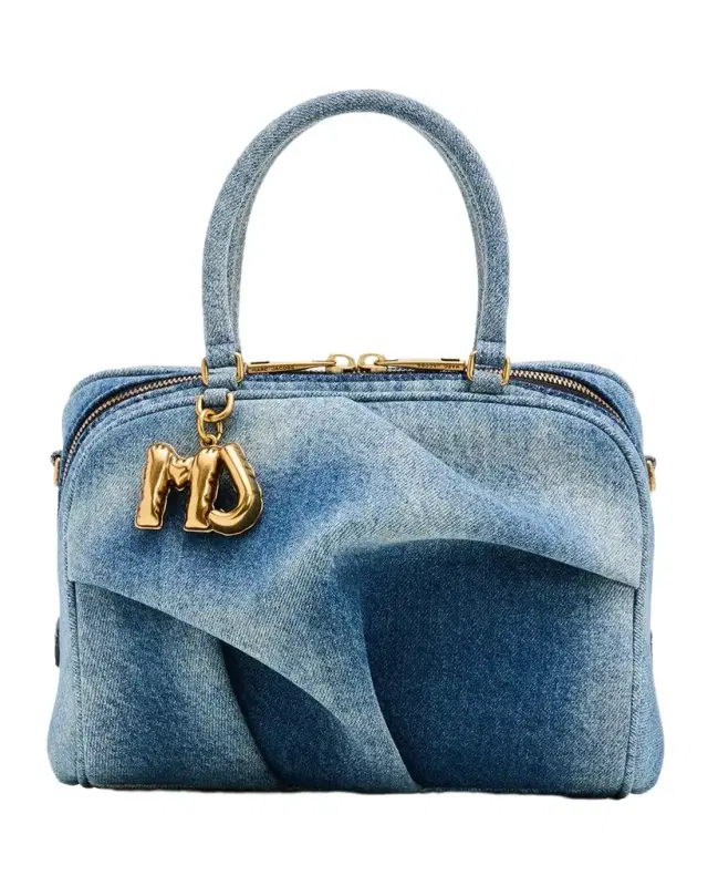 Marc Jacobs The Denim Small Wave Top-Handle Bag