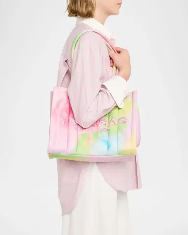Marc Jacobs The Blurred Floral Medium Puffy Nylon Tote Bag | Thumbnail 2
