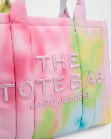 Marc Jacobs The Blurred Floral Medium Puffy Nylon Tote Bag | Thumbnail 6