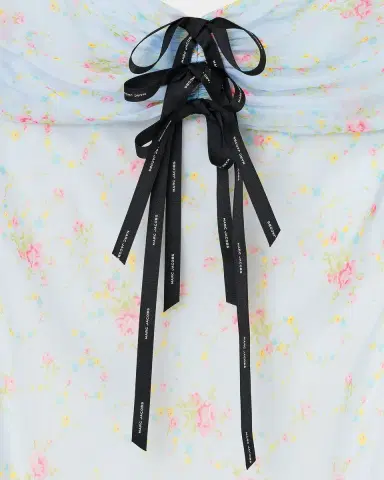 Marc Jacobs Blurred Floral Chiffon Mini Slip Dress | Thumbnail 5 Marc Jacobs Blurred Floral Chiffon Mini Slip Dress | Thumbnail 5