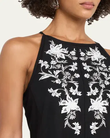Kobi Halperin Regina Embroidered Maxi Dress | Thumbnail 5