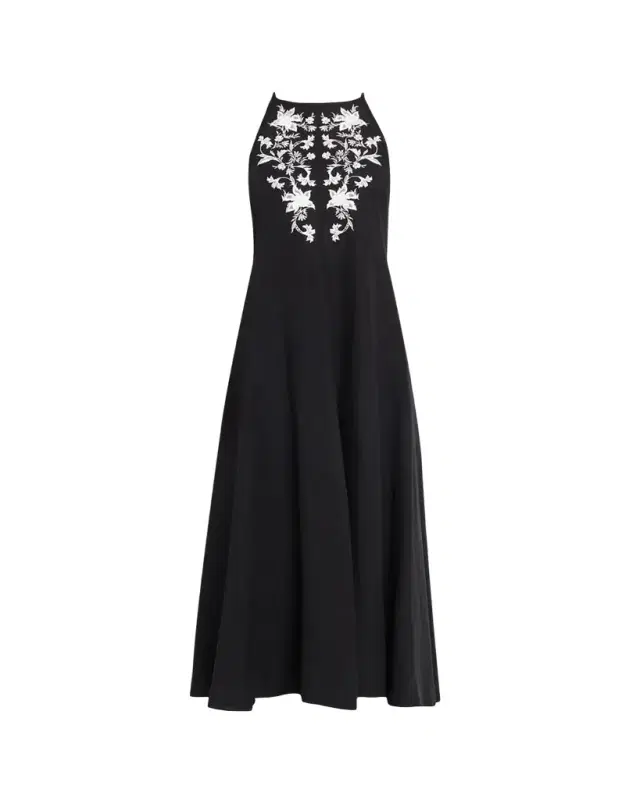Regina Embroidered Maxi Dress