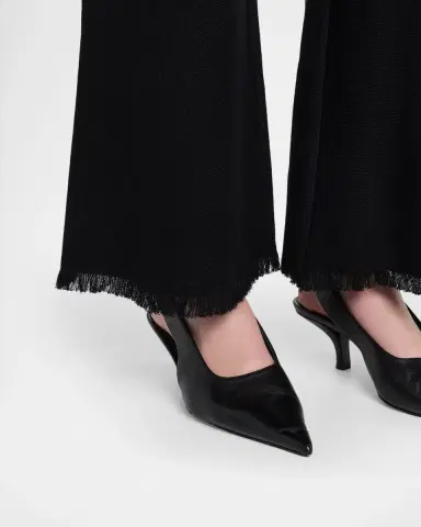 Kobi Halperin Valley Fringe-Hem Pique Knit Pants | Thumbnail 5 Kobi Halperin Valley Fringe-Hem Pique Knit Pants | Thumbnail 5