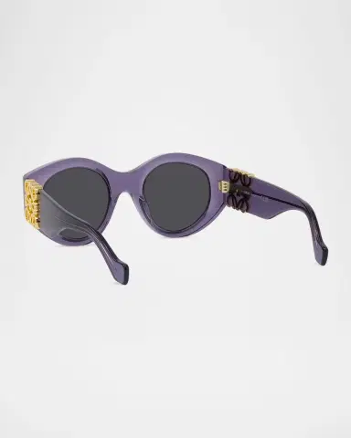 Loewe Anagram Round Sunglasses | Thumbnail 4 Loewe Anagram Round Sunglasses | Thumbnail 4