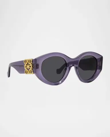 Loewe Anagram Round Sunglasses | Thumbnail 7 Loewe Anagram Round Sunglasses | Thumbnail 7