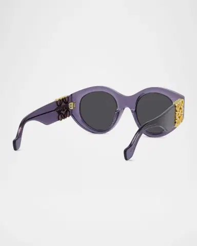 Loewe Anagram Round Sunglasses | Thumbnail 8 Loewe Anagram Round Sunglasses | Thumbnail 8