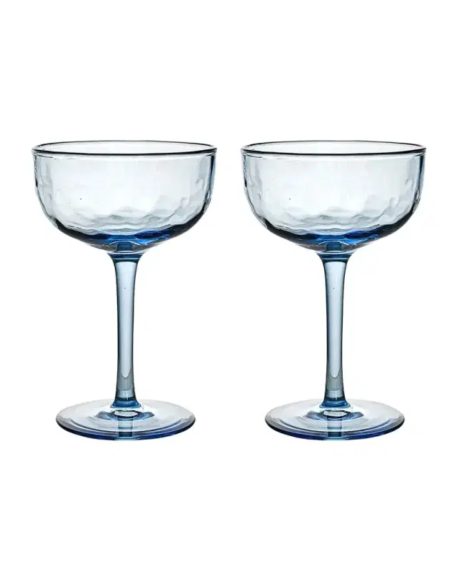 Juliska Puro 7.5 oz. Cocktail Coupes, Set of 2