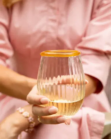 Juliska Nell Stemless Wine Glass, 15 oz. | Thumbnail 3