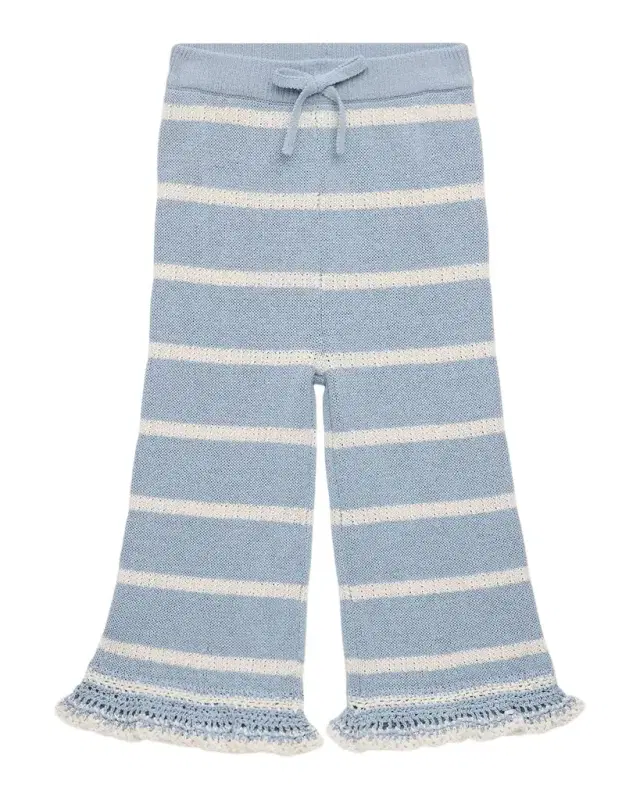 Girl 's Indra Striped Knit Pants, Size 1-12
