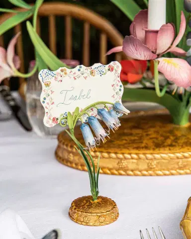 Juliska Meadow Walk Bluebell Place Card Holder | Thumbnail 5