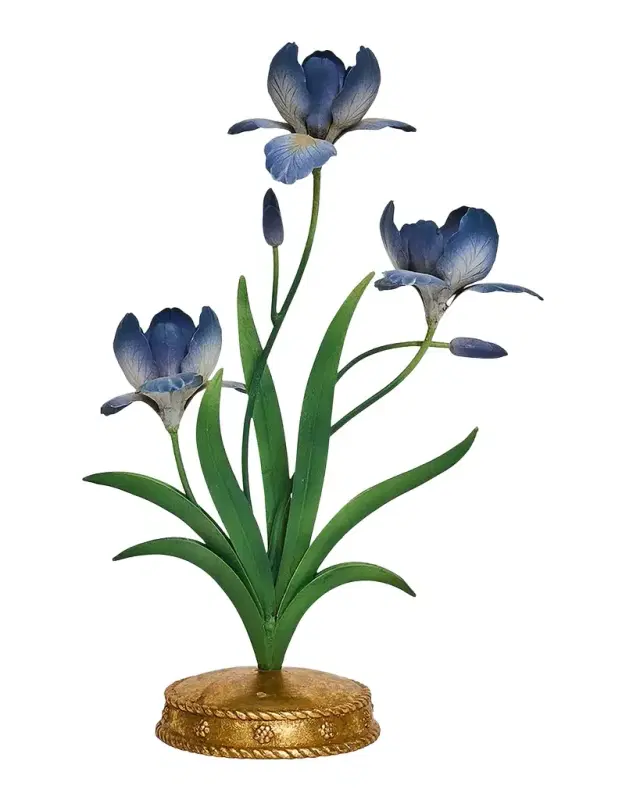 Juliska Meadow Walk Iris 14" Centerpiece Candelabra