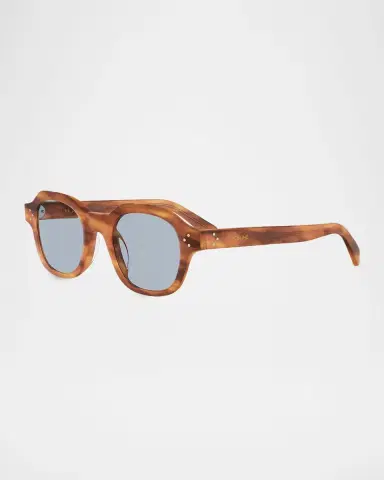 Celine Men's 3 Dots Acetate Round Sunglasses | Thumbnail 3 Celine Men's 3 Dots Acetate Round Sunglasses | Thumbnail 3