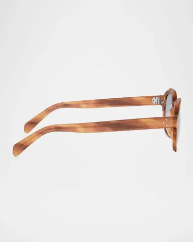 Celine Men's 3 Dots Acetate Round Sunglasses | Thumbnail 8 Celine Men's 3 Dots Acetate Round Sunglasses | Thumbnail 8